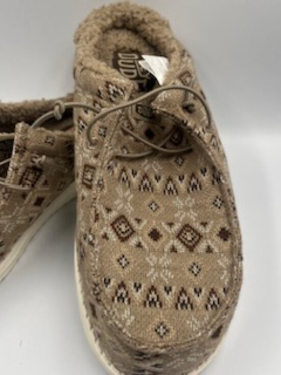 NEW Hey Dude Wally Slip on Sweater shoes Men’s 10 Knit Mules shoes slippers NWT main image 6